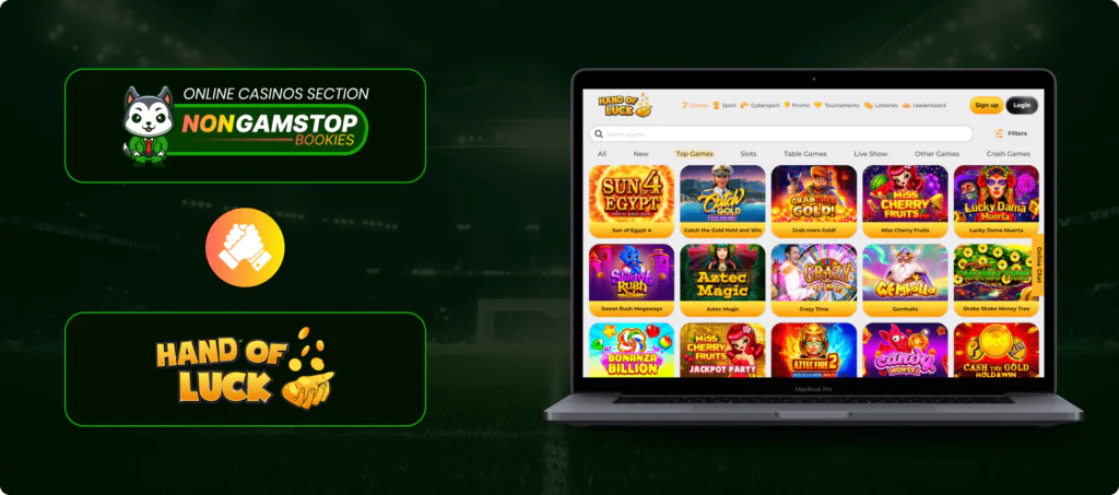 Hand of Luck Casino Banner