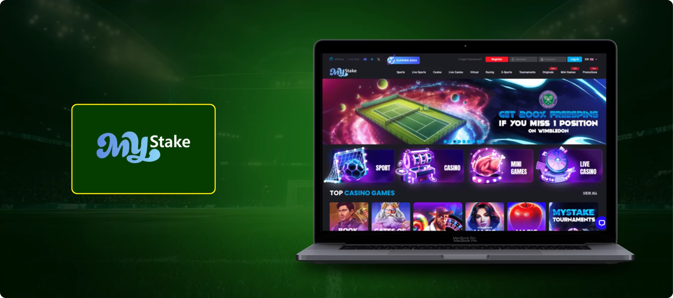 My Stake Casino Banner