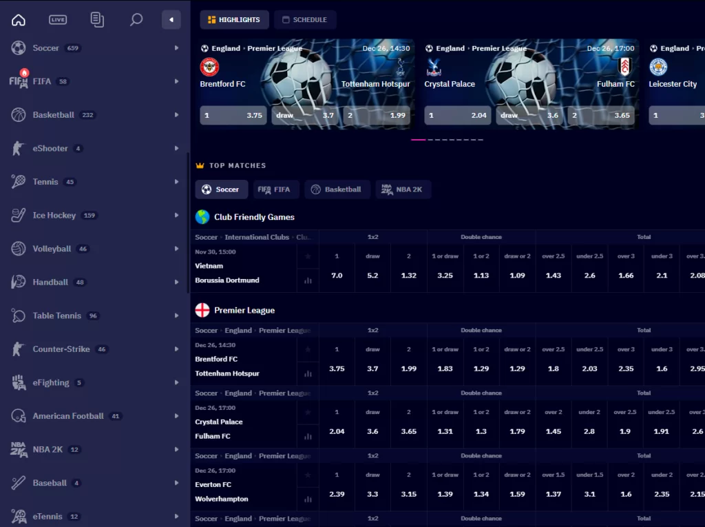 Types of Sports to Bet on Slotsdreamer