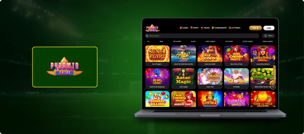 Pyramid Spins Casino Banner