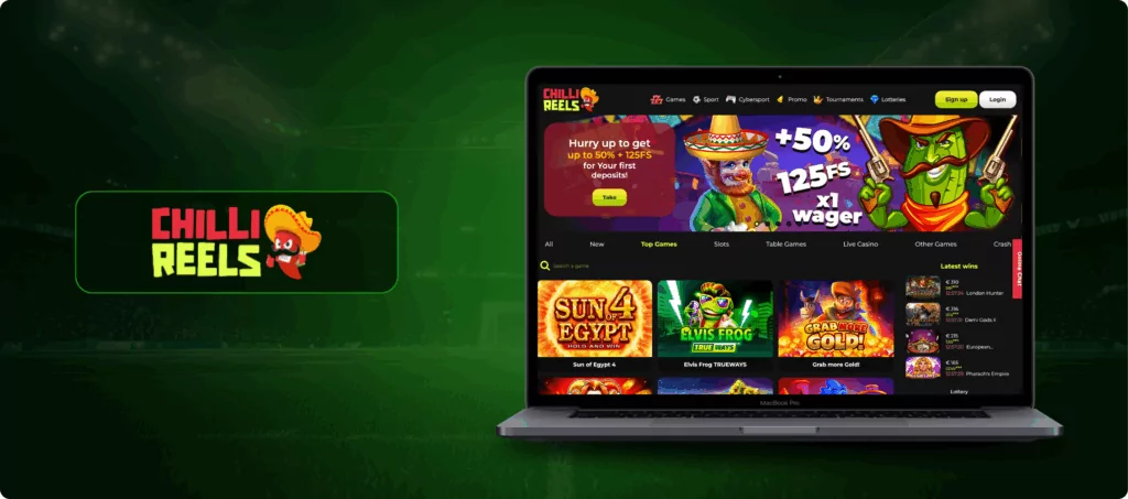 Chilli Reels Casino Banner