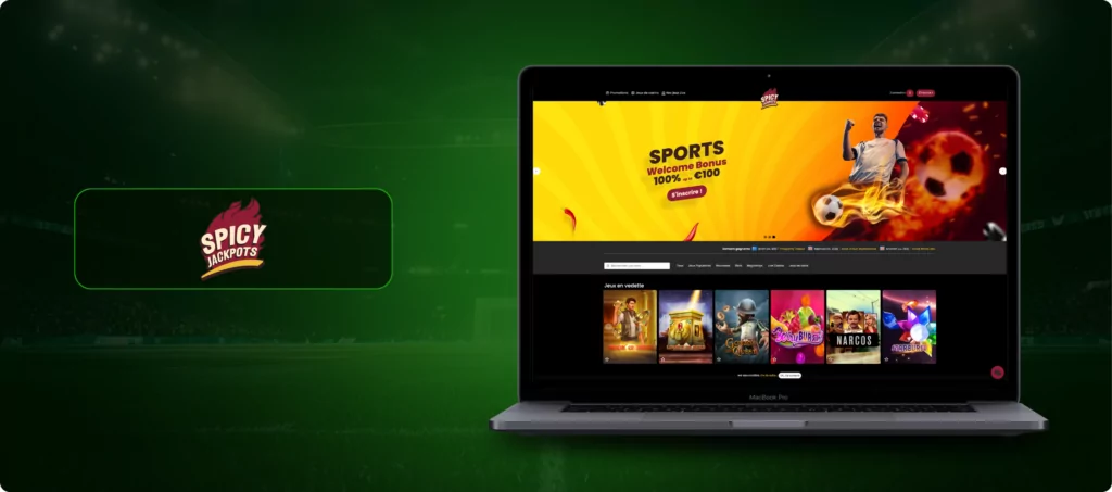 Spicy Jackpots Casino Banner
