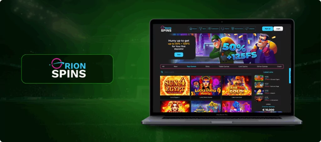 Orion Spins Casino Banner
