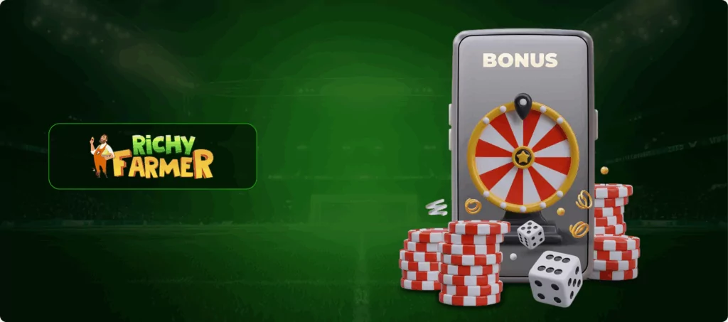 Richy Farmer Casino Bonuses Banner