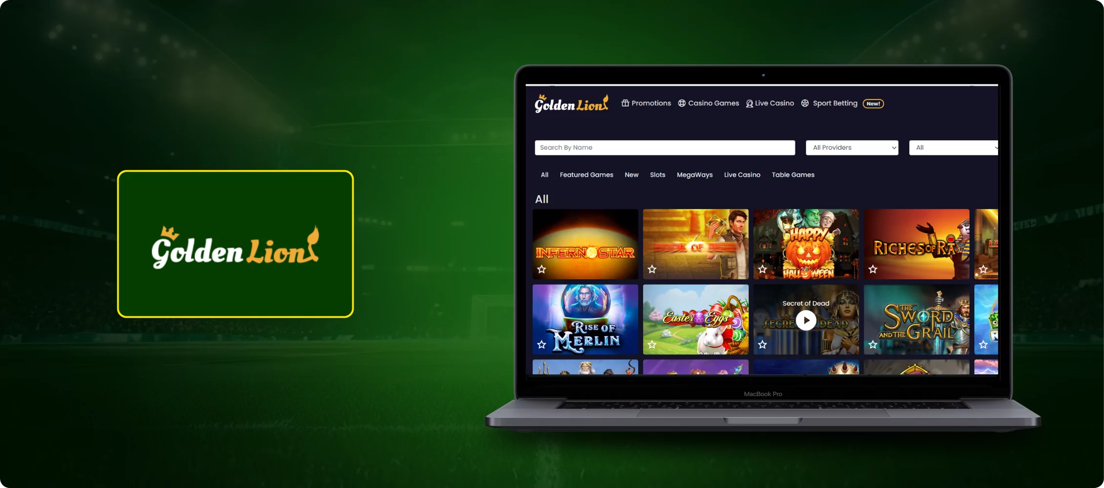 GoldenLion Casino Banner