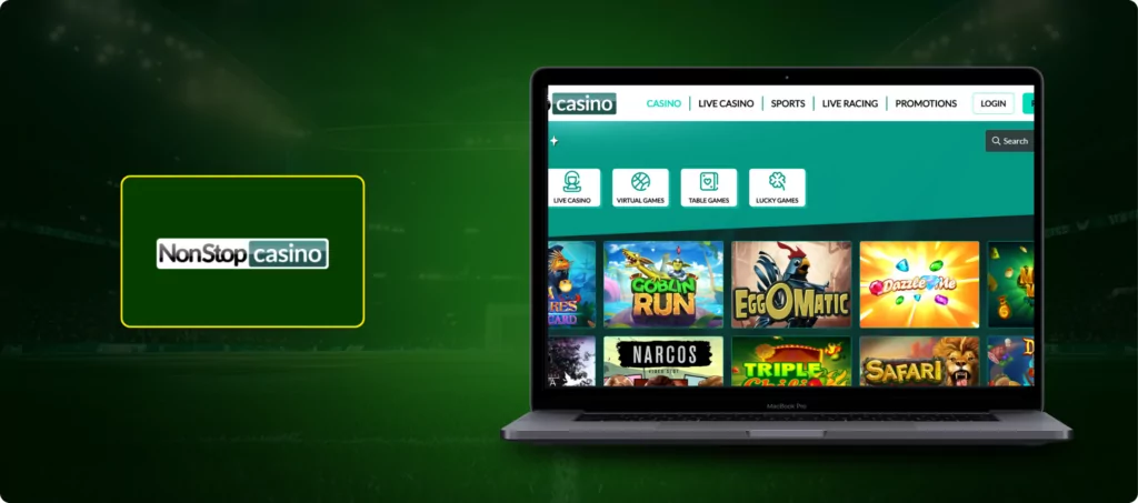 NonStop Casino Banner