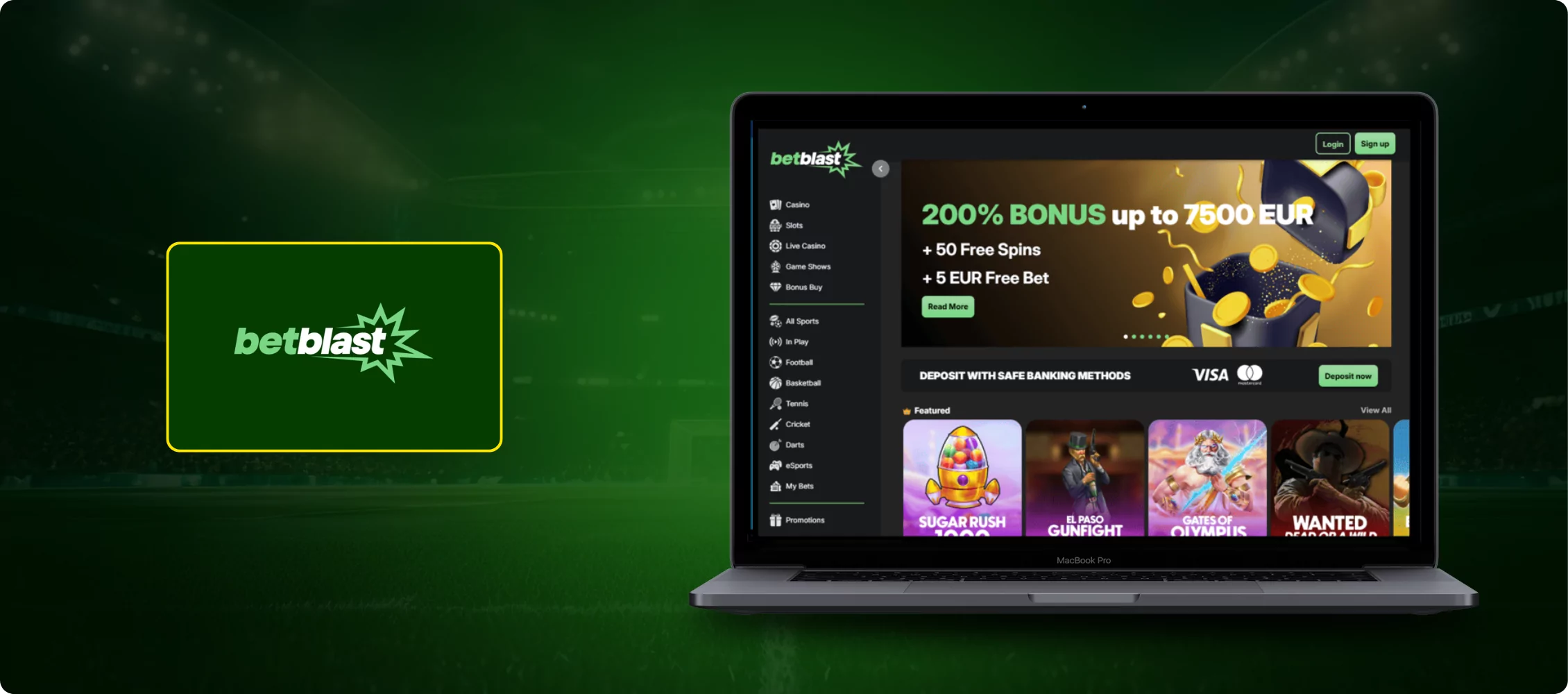 BetBlast Casino Banner