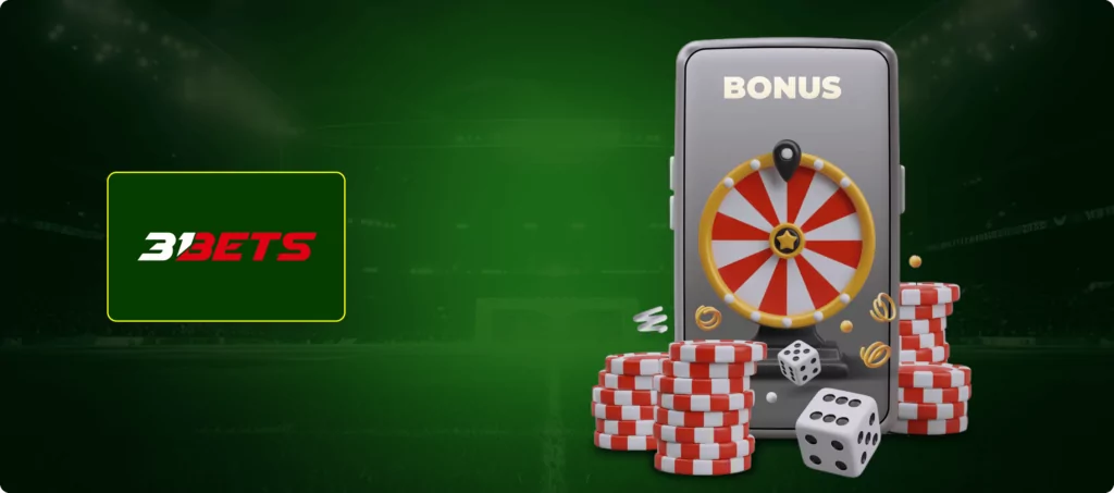 31 Bets Casino Bonuses Banner