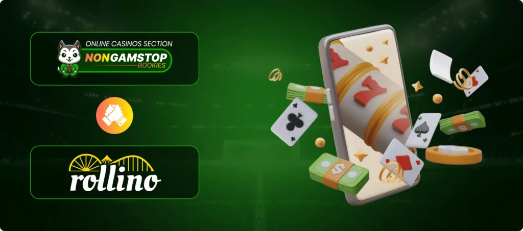 Rollino Mobile Gambling Banner