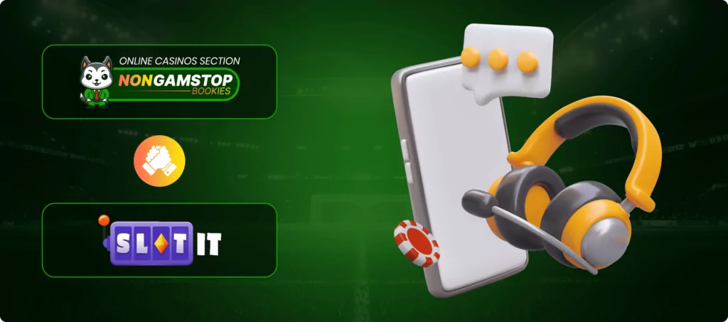 Slotit Casino Customer Support Banner