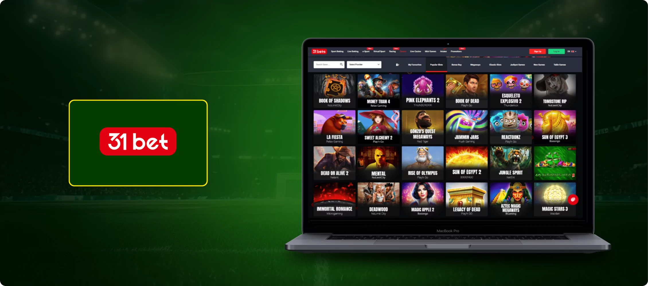 31Bet Casino Banner