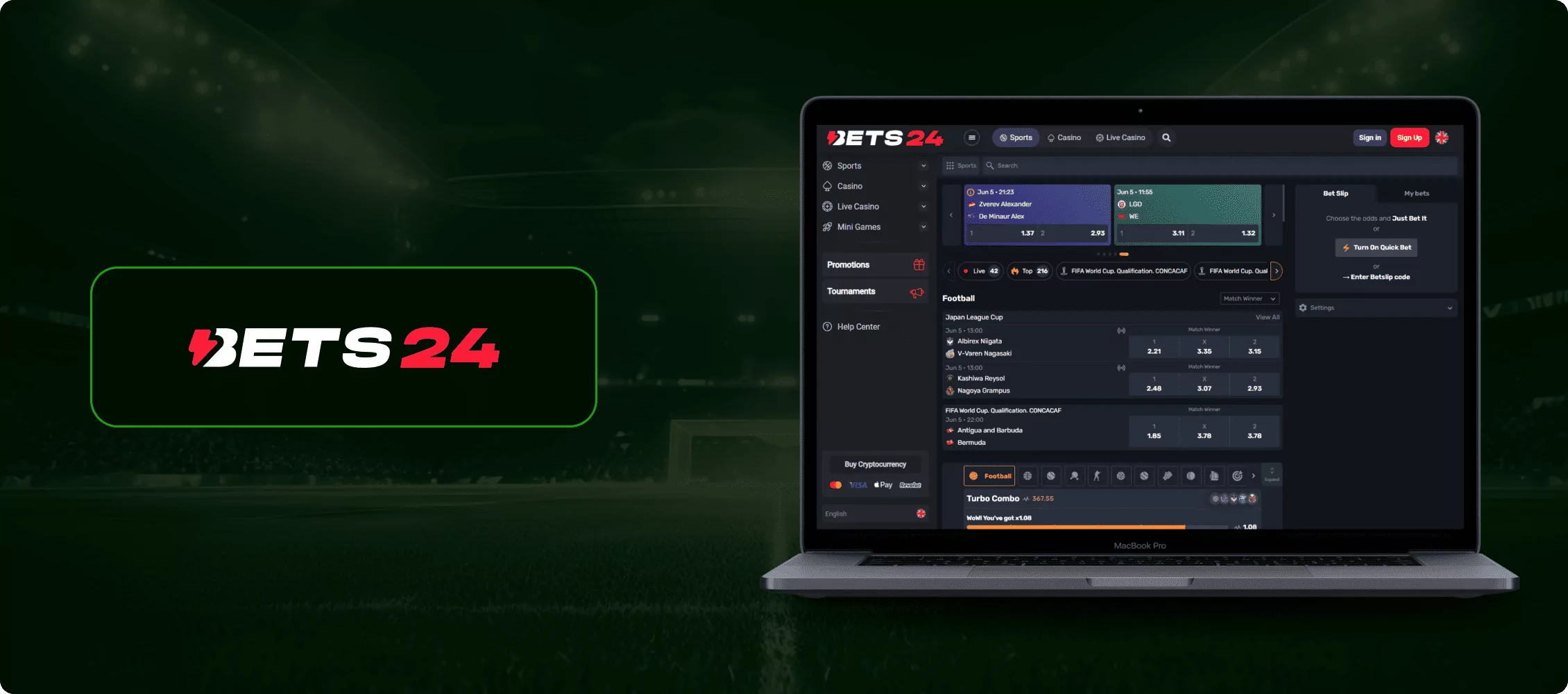Bets.24 Casino Banner