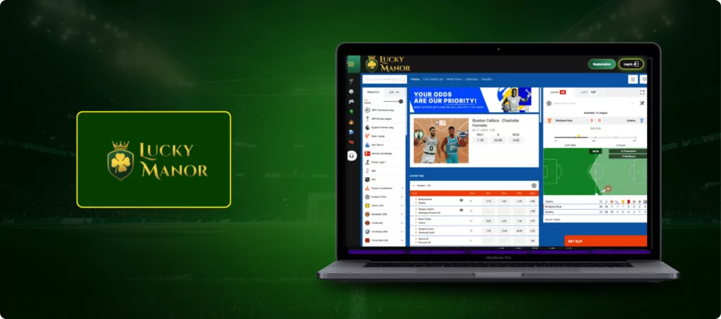 Lucky Manor Betting Site Banner