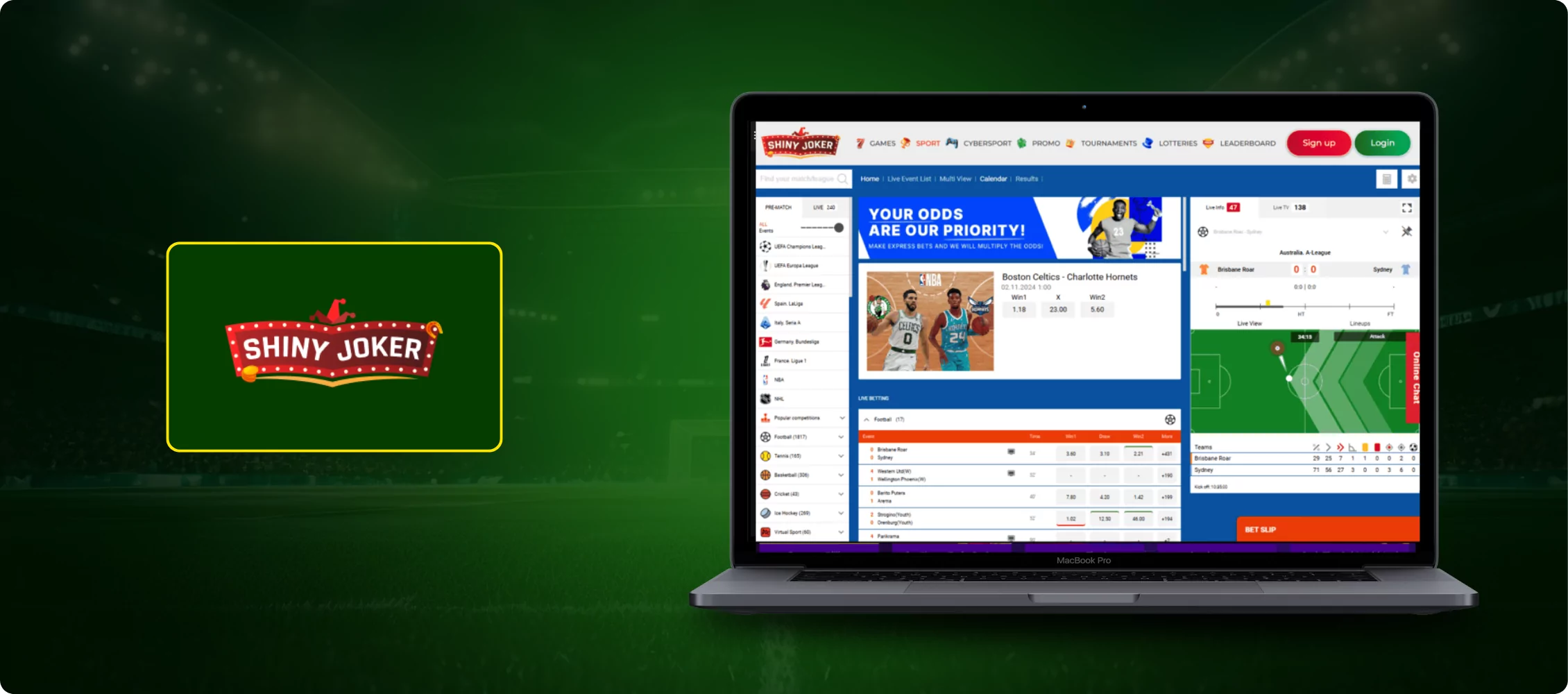 ShinyJoker Betting Site Banner