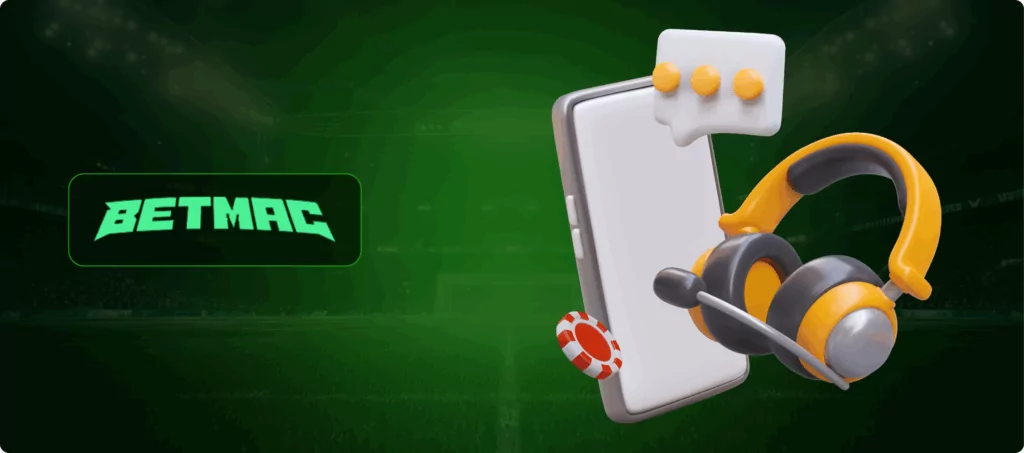 BetMac Casino Customer Support Banner