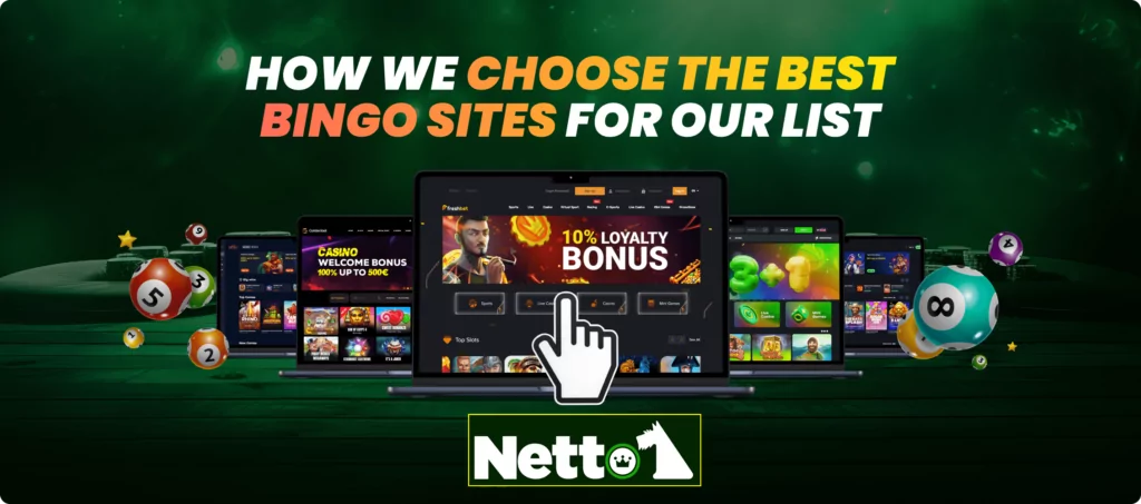 How We Choose the Best Bingo Sites Banner