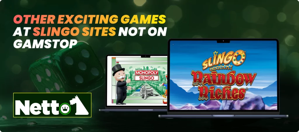  Games at Slingo Sites Not on GamStop Banner