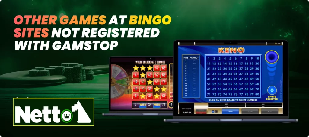 Other Games at Bingo Sites Not Registered with GamStop Banner