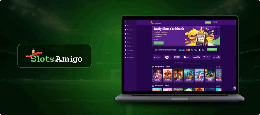 SlotsAmigo Casino Banner