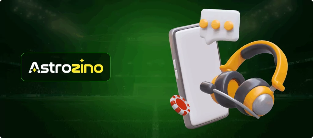 Astrozino Casino Customer Support Banner