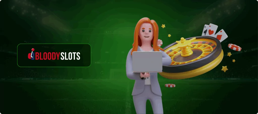 Bloodyslots Live Dealer Games Banner