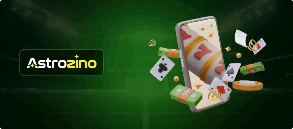 Astrozino Casino on Smartphone Banner