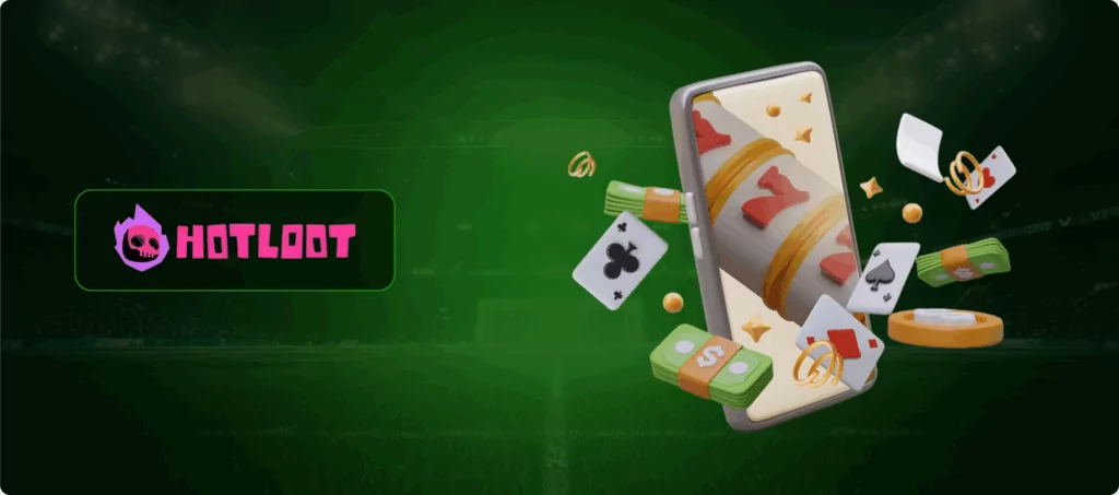 Hotloot Casino on Smartphone Banner