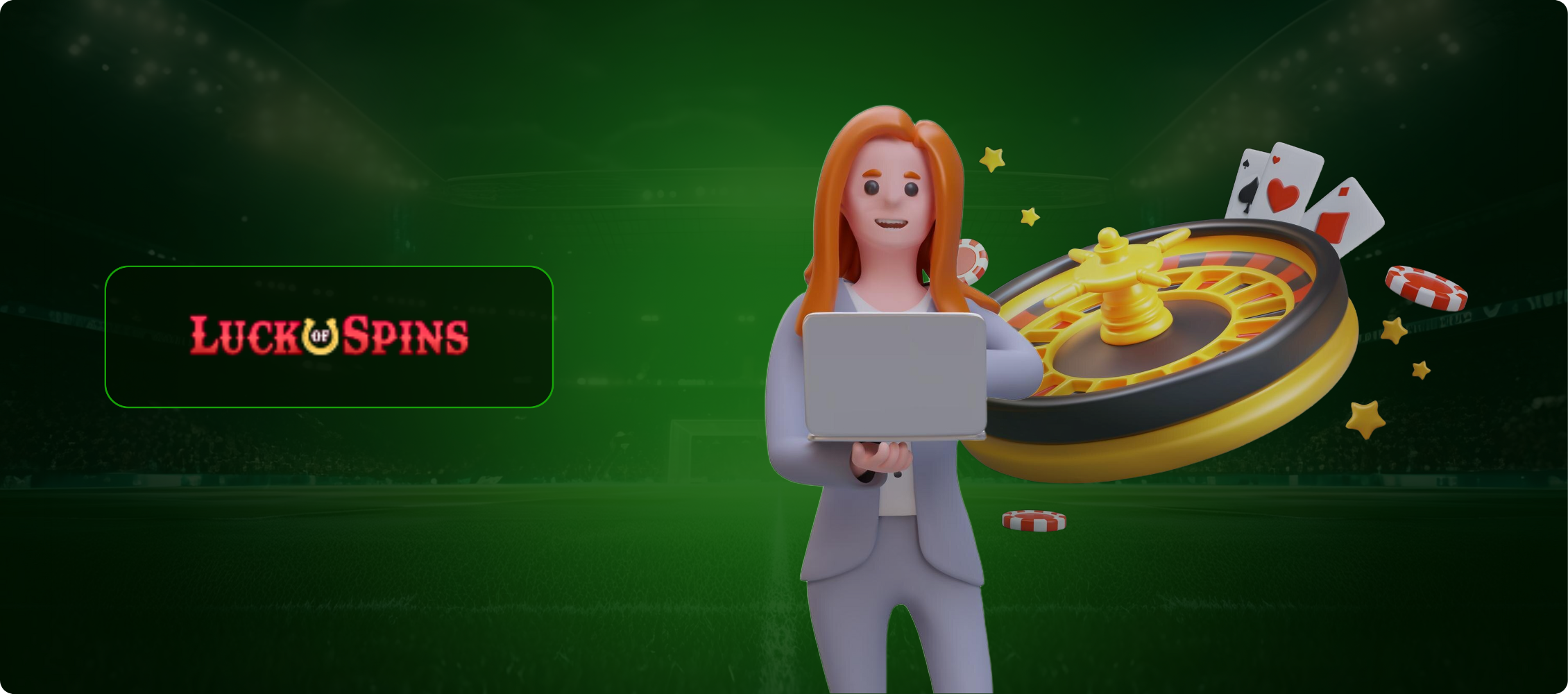 Luck of Spins Live Dealer Games Banner