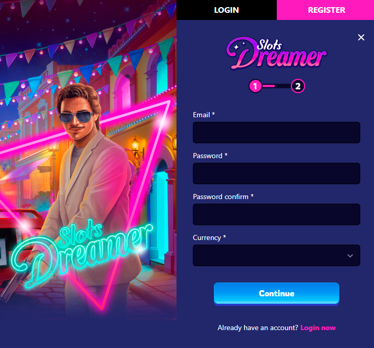 Slotsdreamer sign up