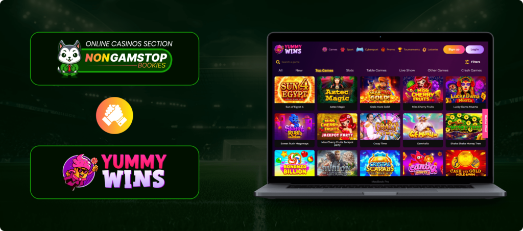 Yummy Wins Casino Banner