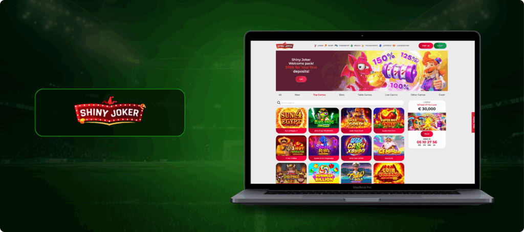 Shiny Joker Casino Banner