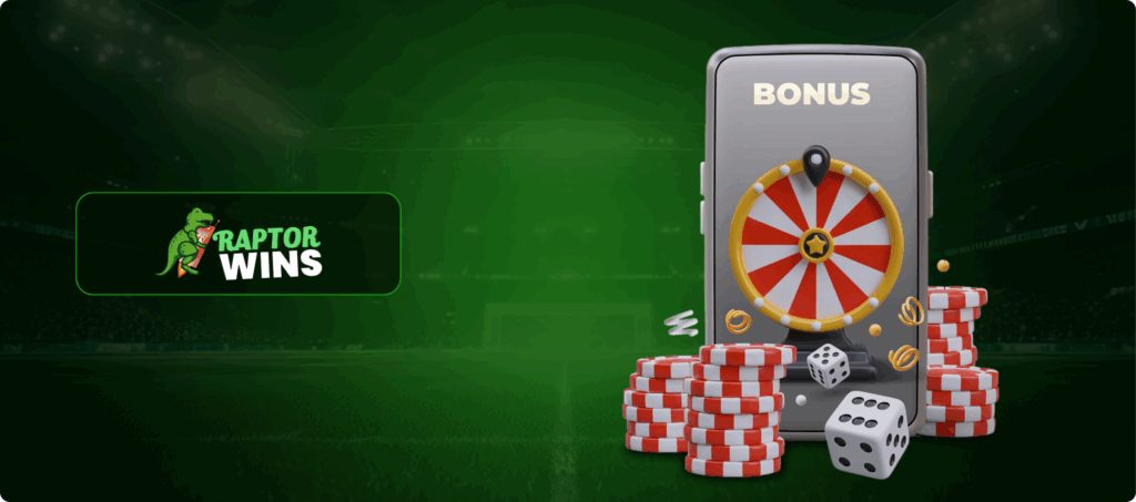 Raptor Wins Casino Bonuses Banner