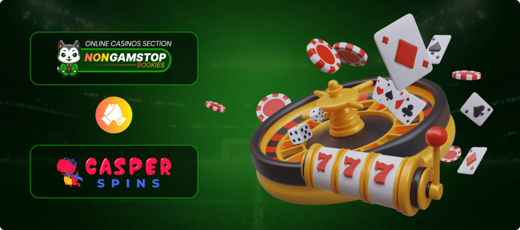 Casper Spins Casino Games Banner