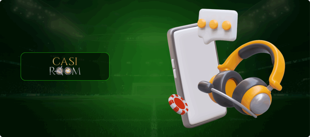 CasiRoom Casino Customer Support Banner
