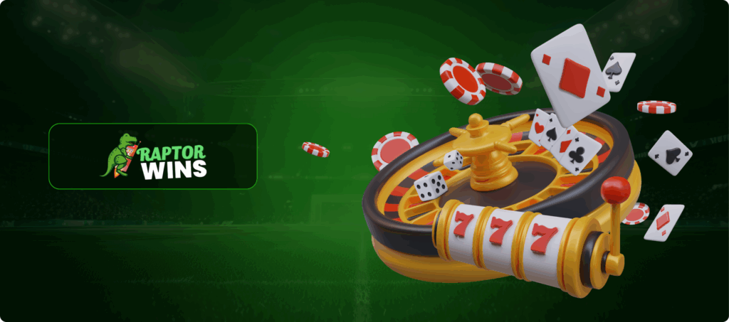 Raptor Wins Casino Games Banner