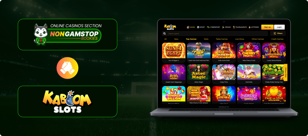 Kaboom Slots Casino Banner