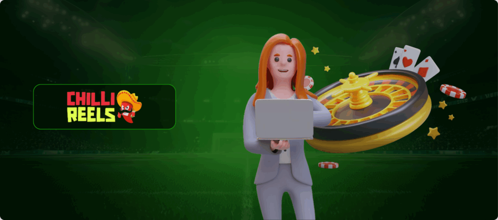 Chilli Reels Live Dealer Games Banner