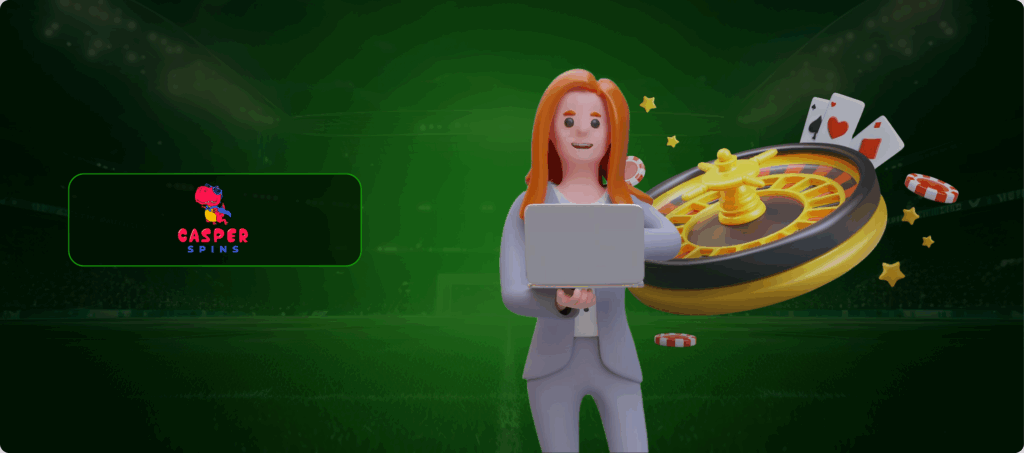 Casper Spins Live Dealer Games Banner