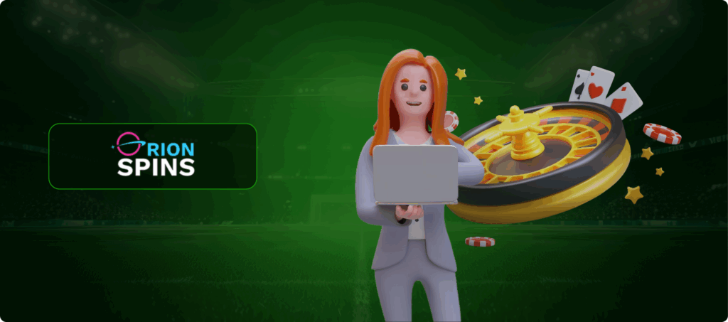 Orion Spins Live Dealer Games Banner