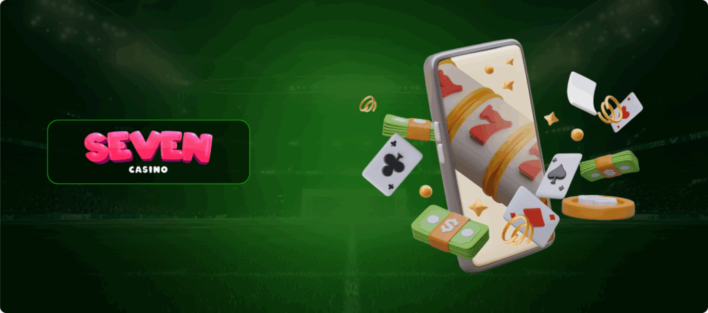 Seven Casino on Smartphone Banner