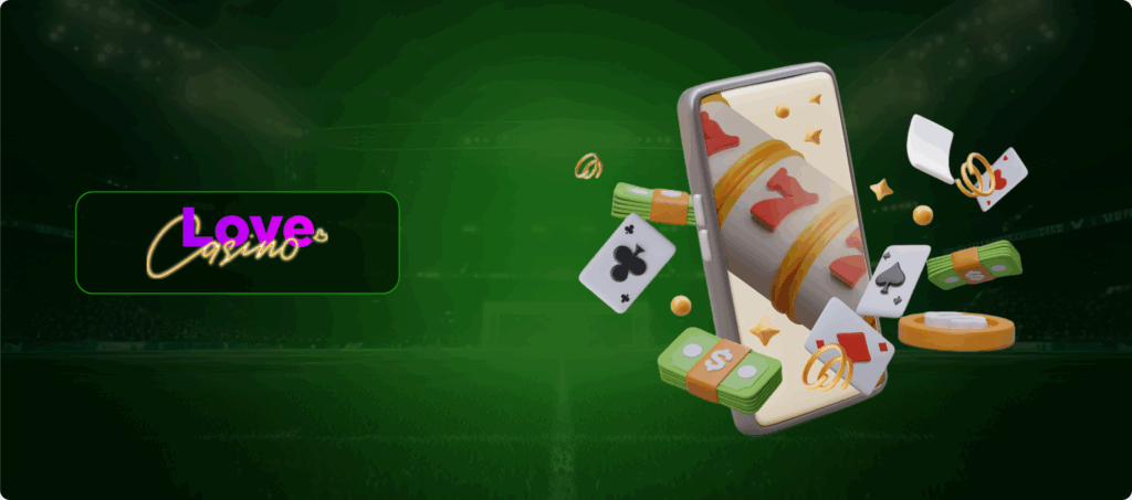 Love Casino on Smartphone Banner