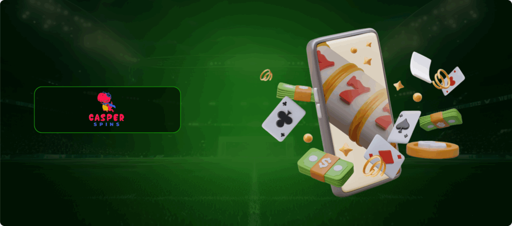 Casper Spins Mobile Gambling Banner