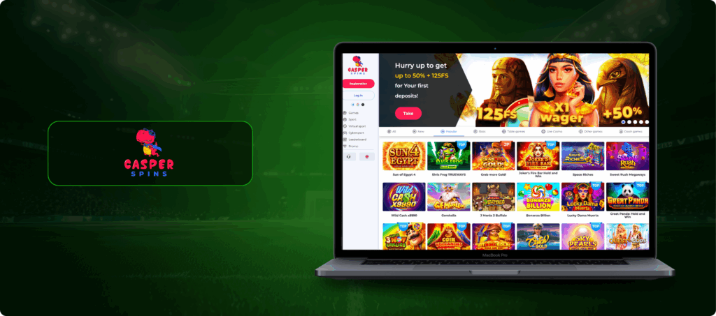 Casper Spins Casino Banner