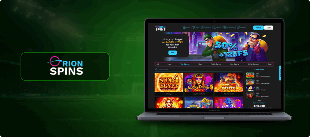Orion Spins Casino Banner