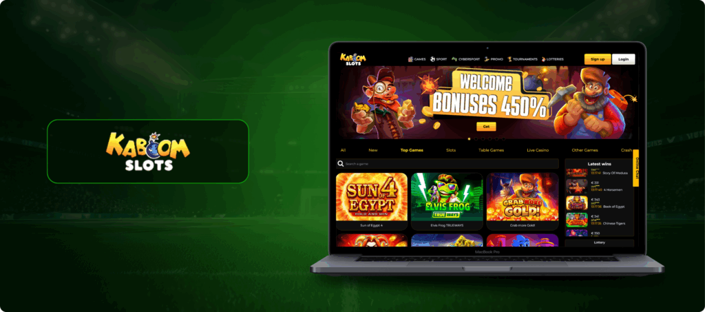 Kaboom Slots Casino Banner