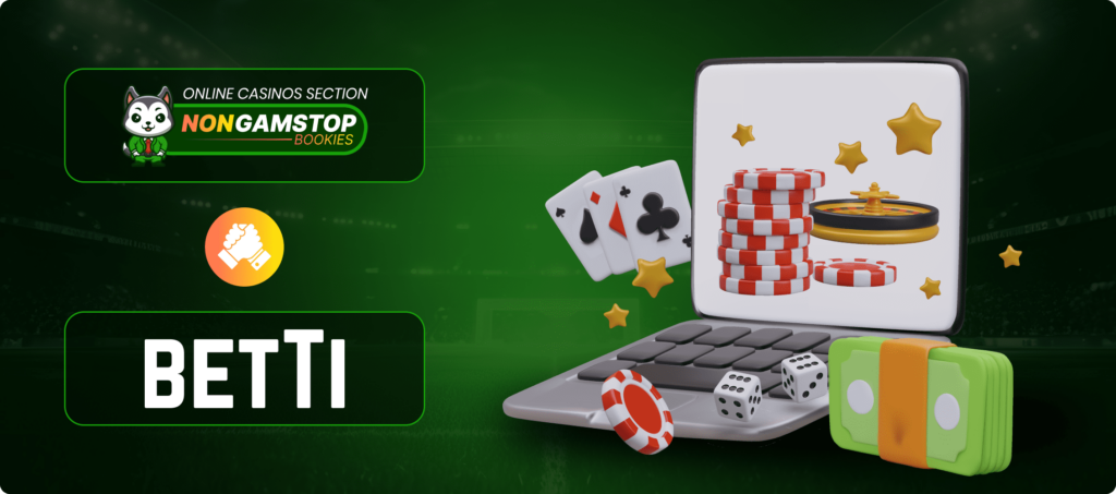 Betti Casino  Interface and  User Experience banner