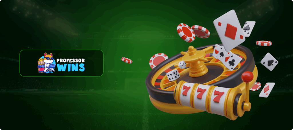 Professor Wins Casino Bonuses Banner
