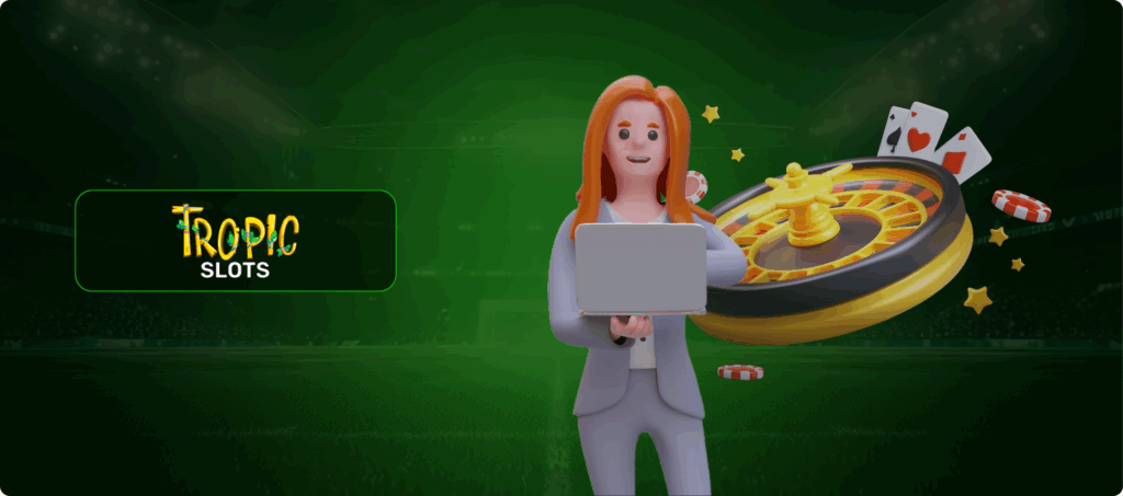 Tropic Slots Live Dealer Games Banner