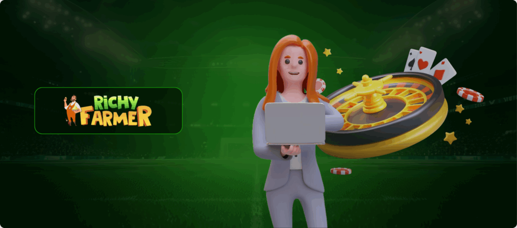 Richy Farmer Live Dealer Games Banner