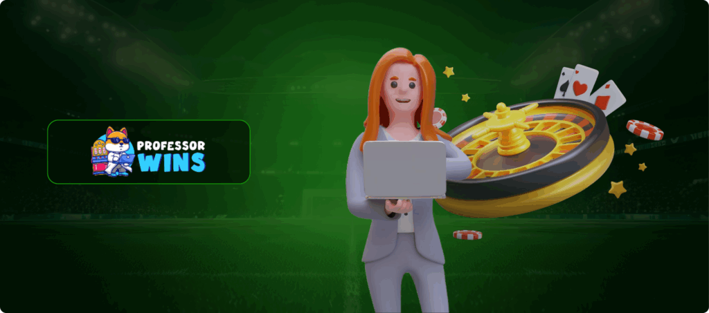 Professor Wins Live Dealer Games Banner